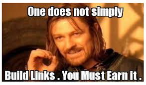 Naturally earned links, link building